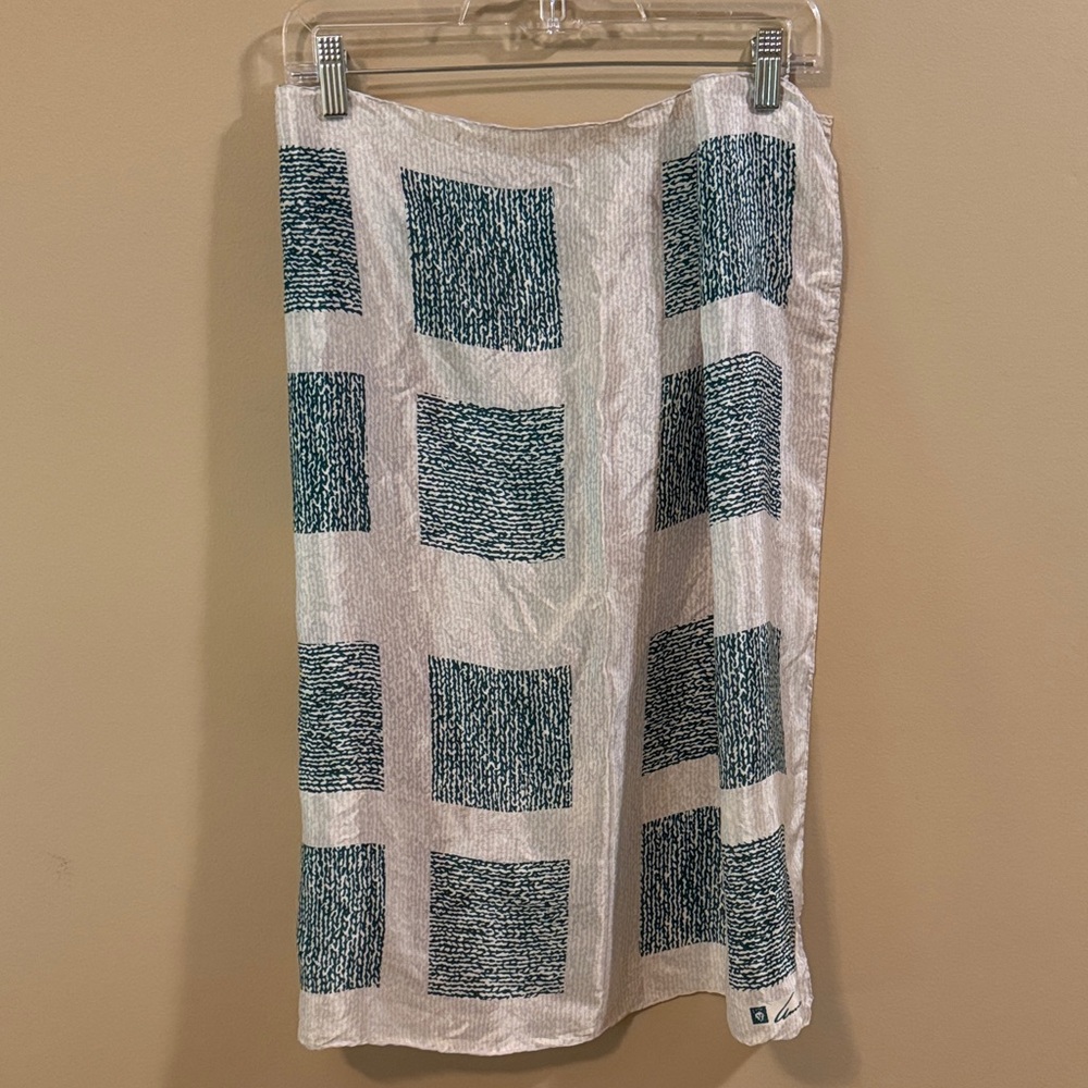 VTG Anne Klein silk scarf